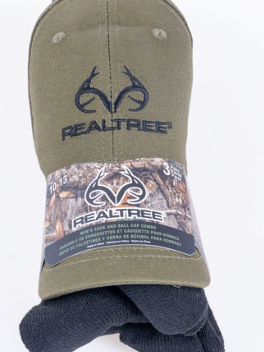 RealtreeMen's socks and ball cap combo